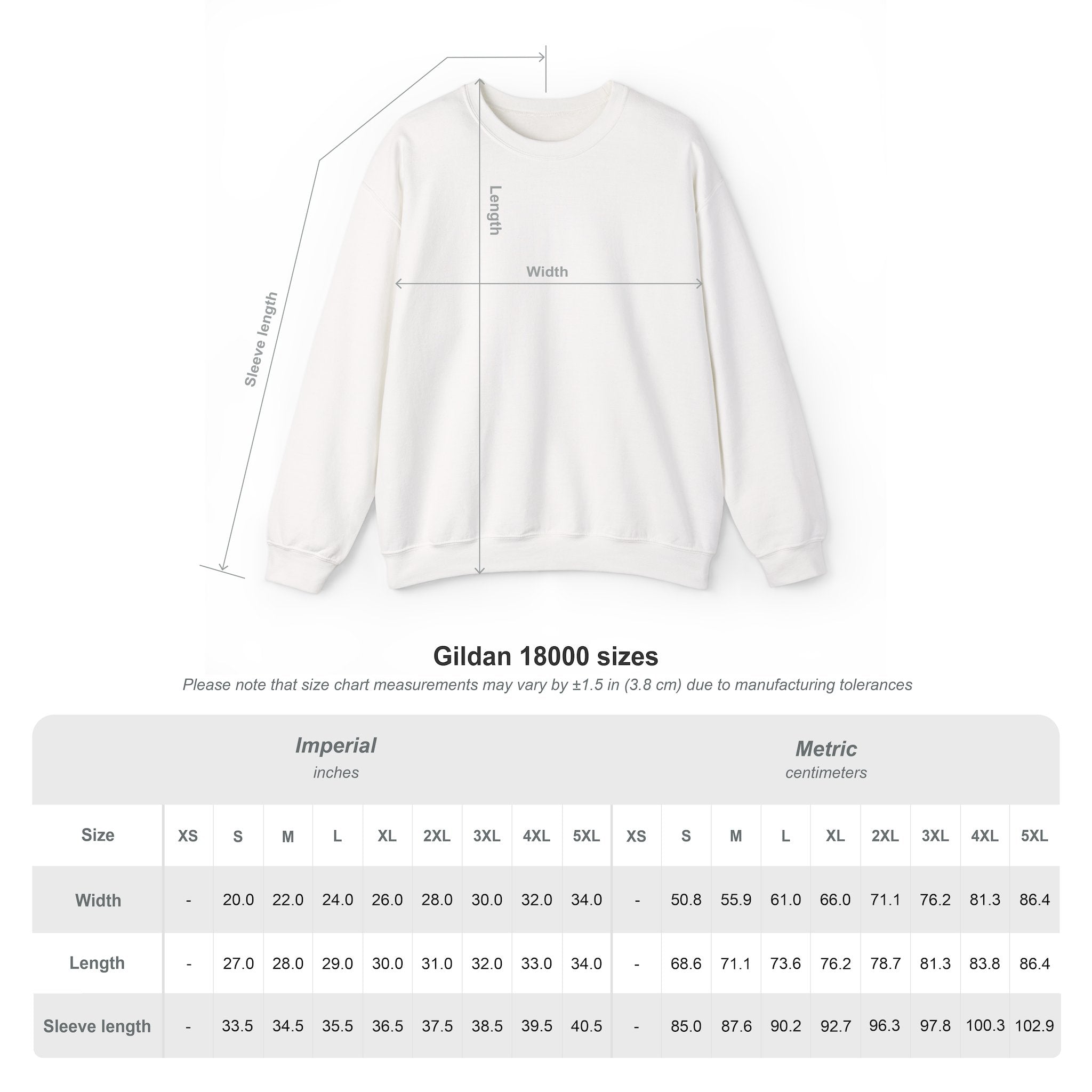 Sweatshirt unisexe col rond Heavy Blend™