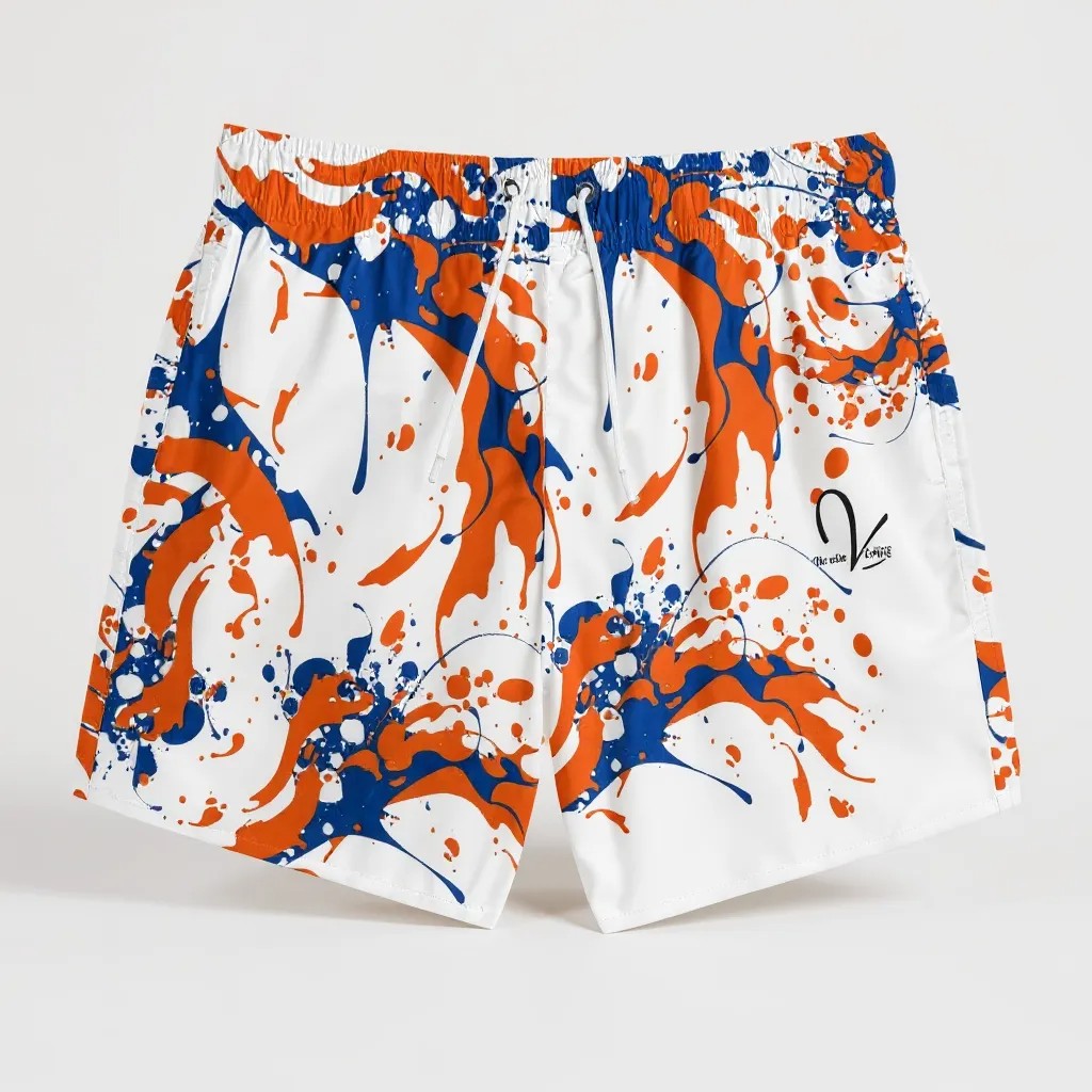Vibrant Swim Trunks, Beachwear