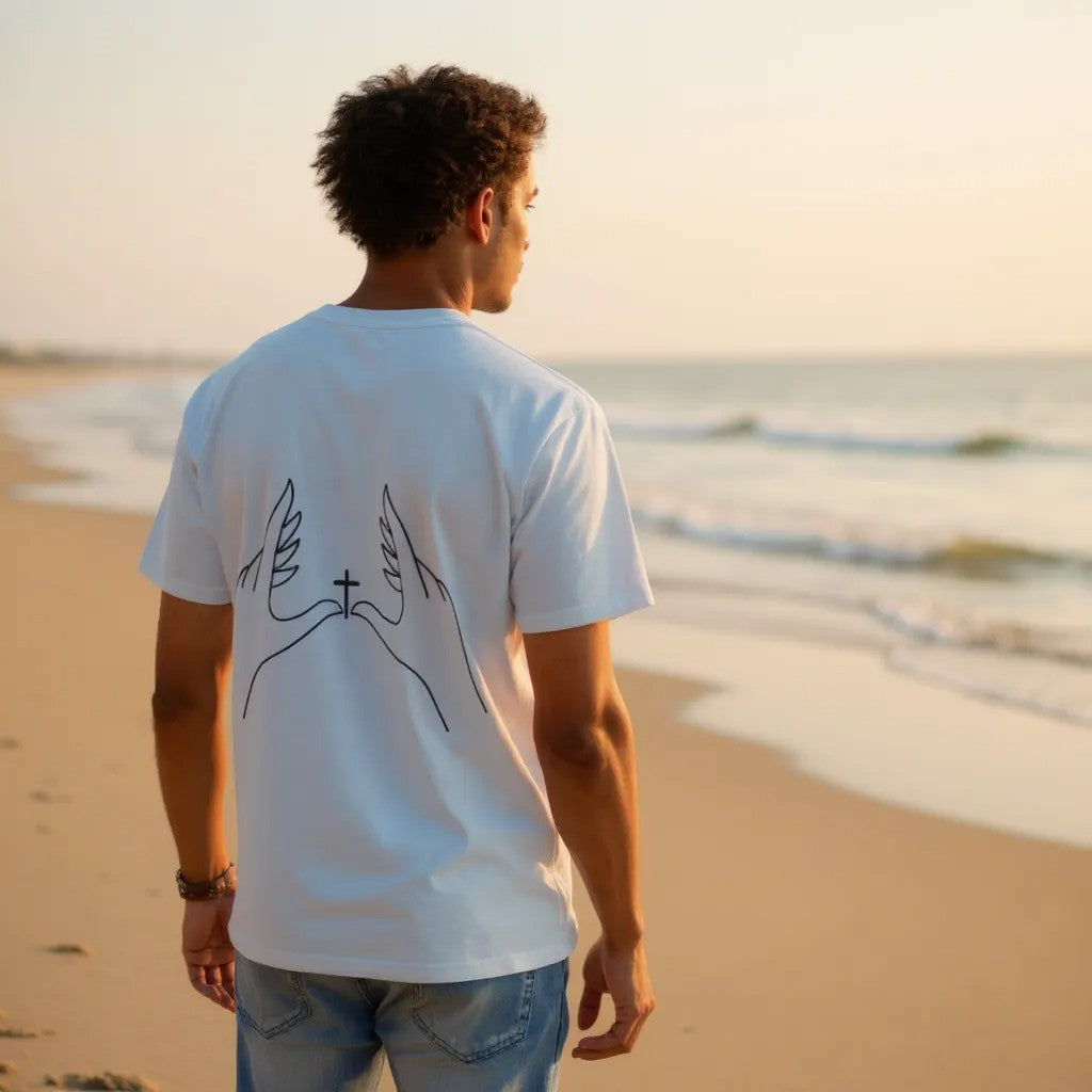 T-shirt unisexe inspiré de la foi