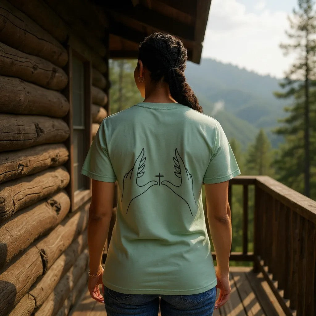 T-shirt unisexe inspiré de la foi