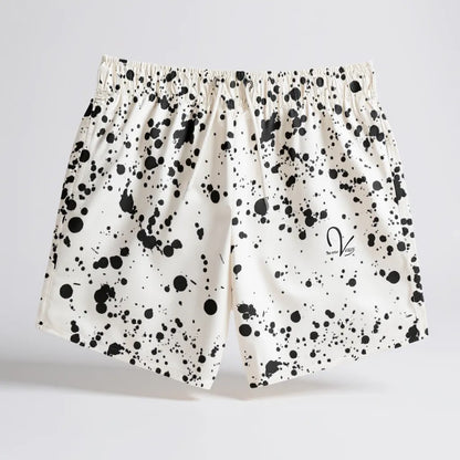 Stylish Splash Pattern Swim Trunks