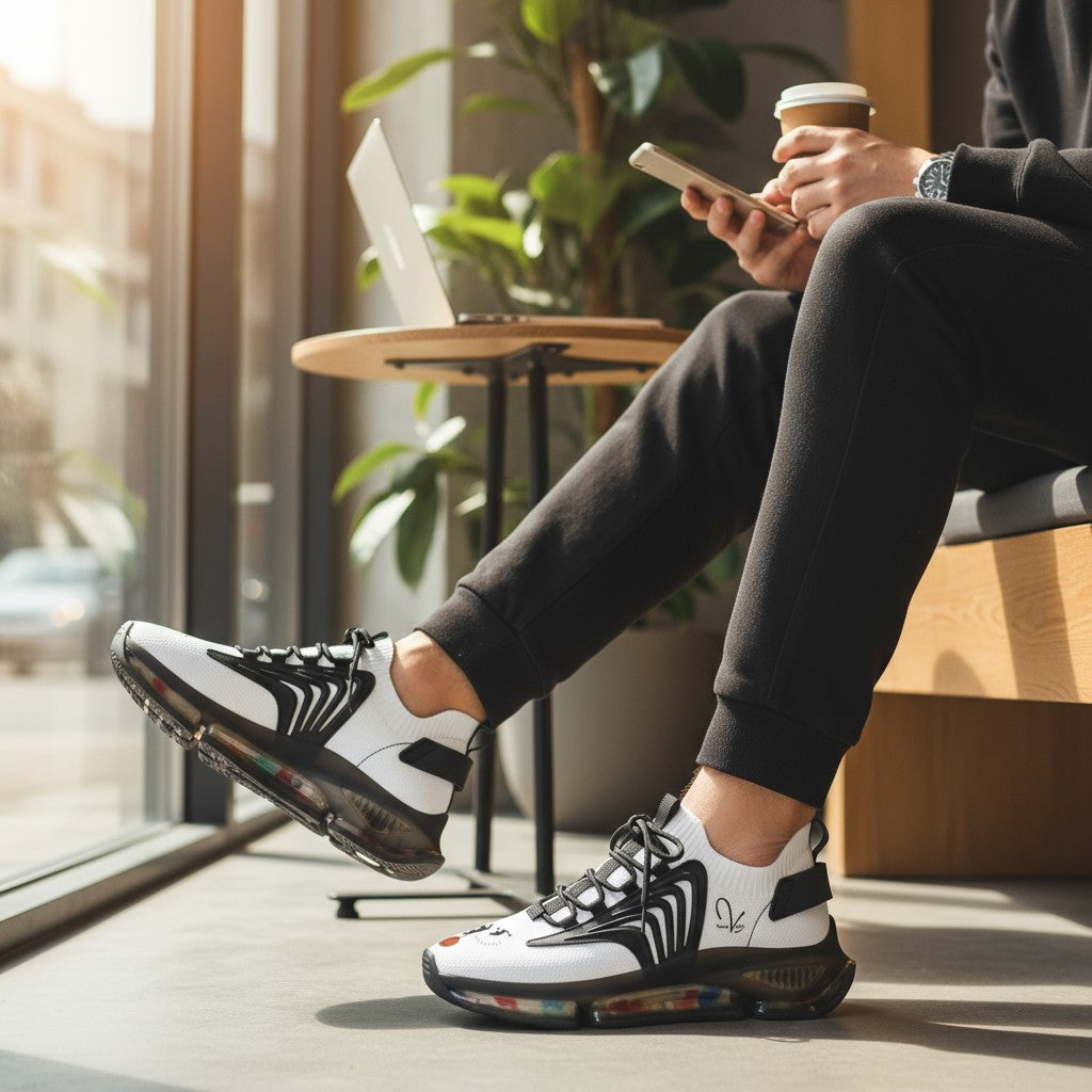 Baskets en mesh stylées