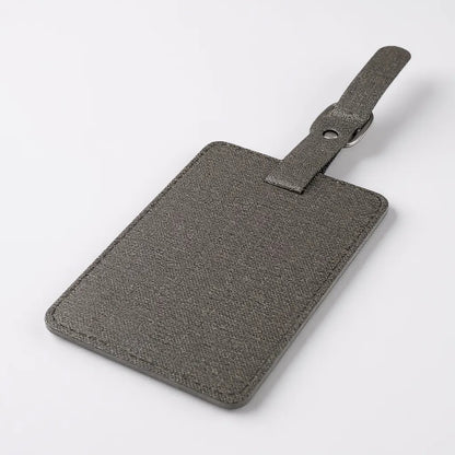 Saffiano Polyester Luggage Tag