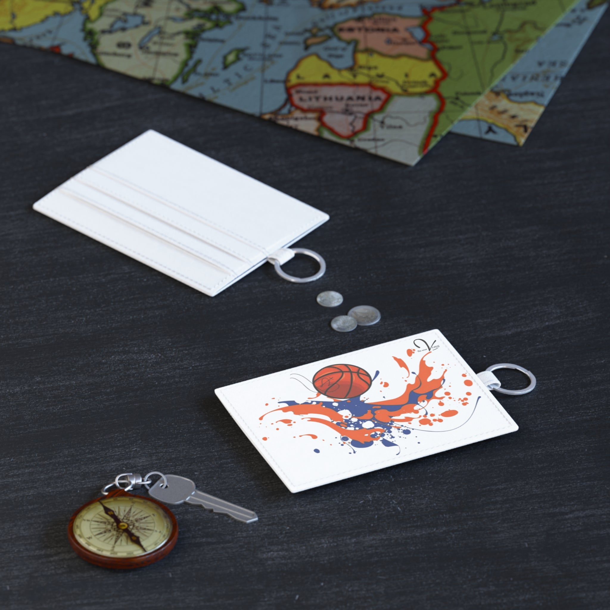 Étiquette de bagage en polyester Saffiano