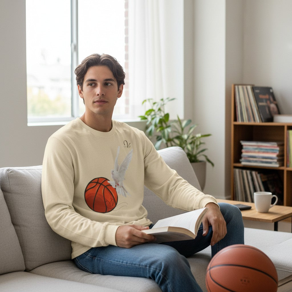 Basketball Dove Long Sleeve Tee