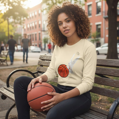 Basketball Dove Long Sleeve Tee