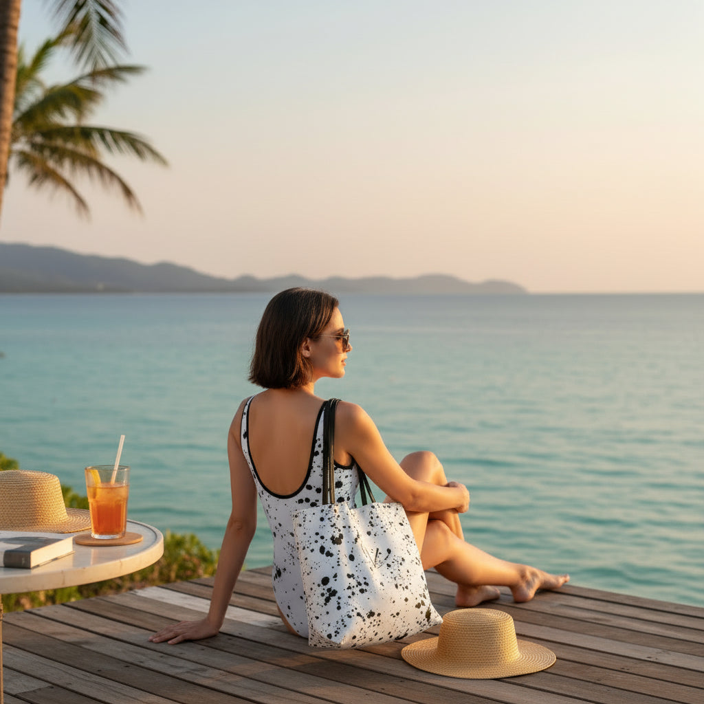 Éclat d’Été – Maillot de Bain Une-Pièce Femme