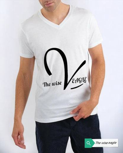 Unisex Casual V-Neck T-Shirt