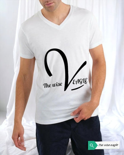 Unisex Casual V-Neck T-Shirt