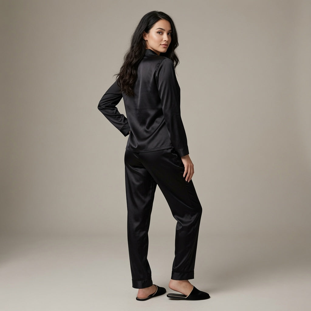 Floral satin pyjamas - Women